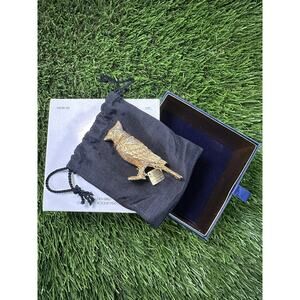 Estee Lauder Golden Bird Solid Perfume Compact 2010 NEW!